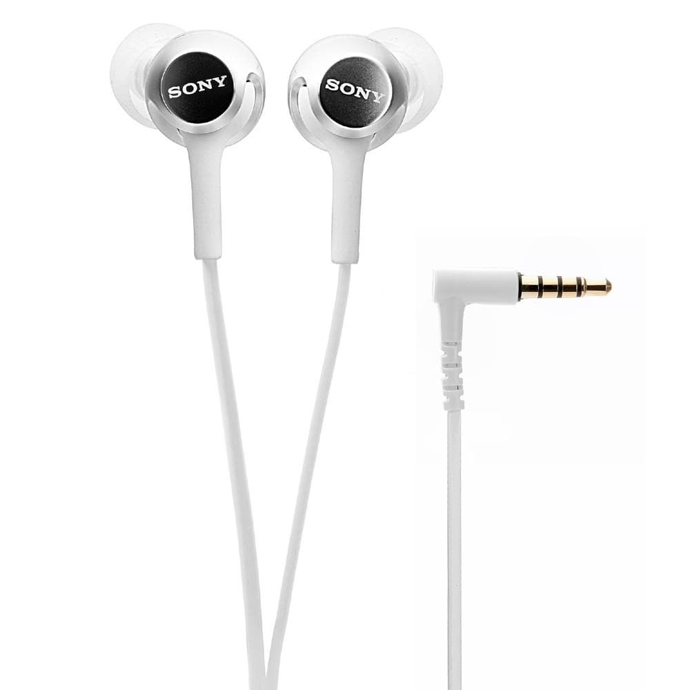 sony in-ear wired headphones sony mdr-ex155ap in-ear wired headphones #color_white
