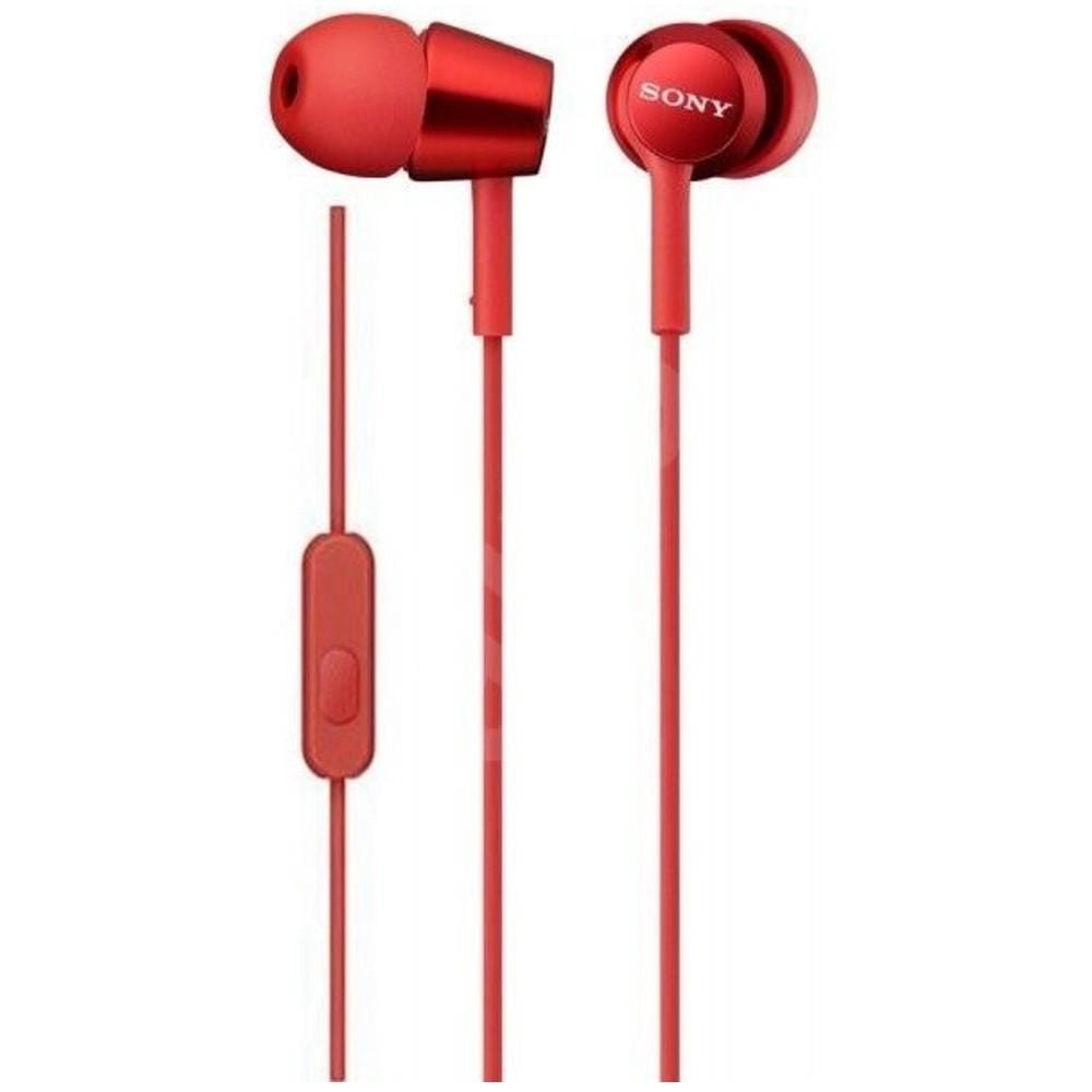 sony in-ear wired headphones sony mdr-ex155ap in-ear wired headphones #color_red