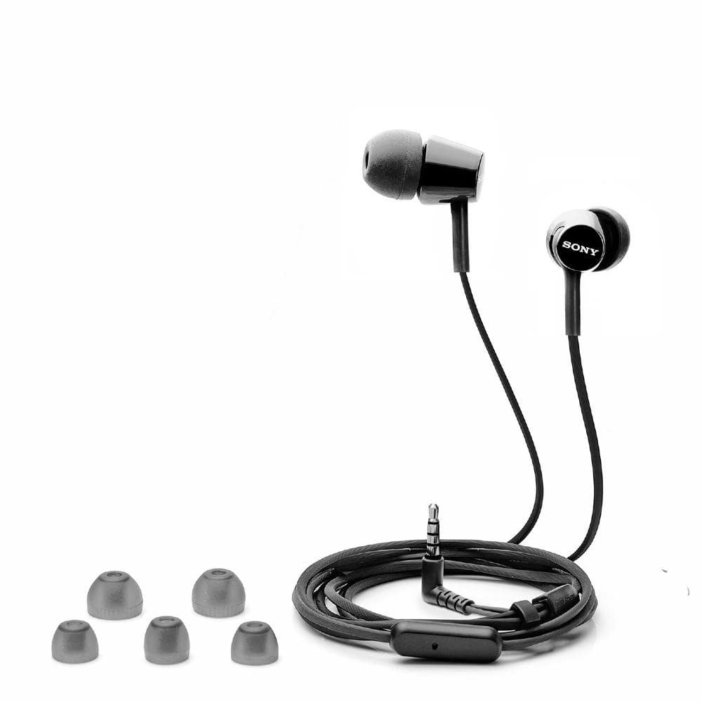 sony in-ear wired headphones sony mdr-ex155ap in-ear wired headphones