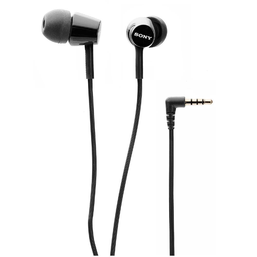 sony in-ear wired headphones sony mdr-ex155ap in-ear wired headphones