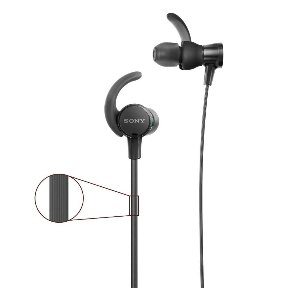 sony in-ear wired headphones sony mdr xb510as sports splashproof in-ear wired headphone