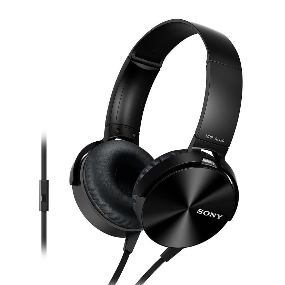 Sony MDR XB450AP Extra Bass On Ear Wired Headphones –