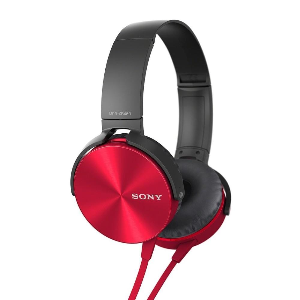 sony on-ear wired headphones sony mdr xb450ap extra bass on ear wired headphones