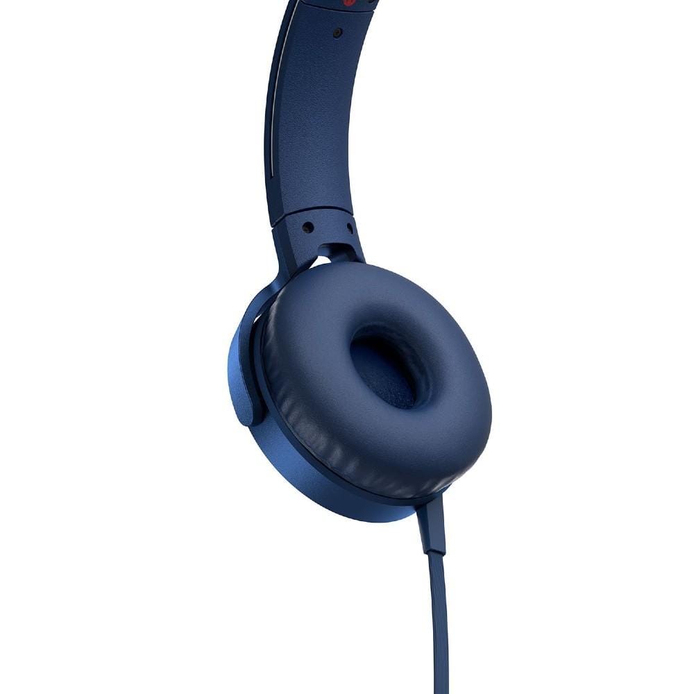 sony on-ear wired headphones sony mdr-xb550ap extra bass on-ear wired headphones #color_blue