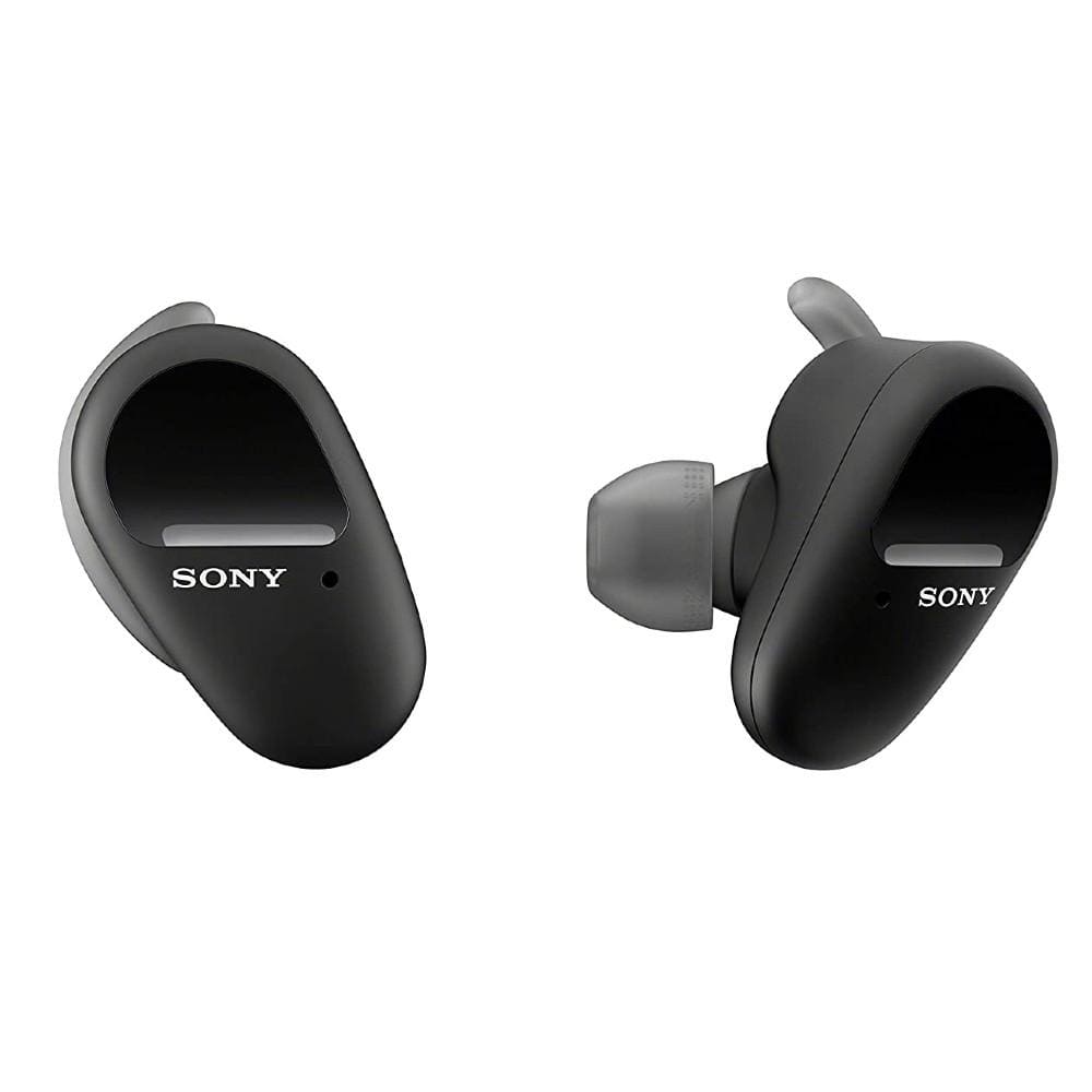 sony over-ear wireless headphones black sony wf-sp800n sports noise cancellation extra bass bluetooth truly wireless in-ear earbuds