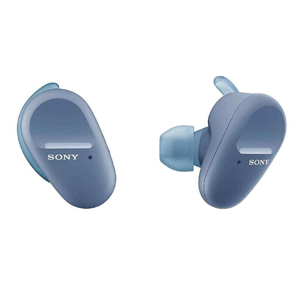 sony over-ear wireless headphones blue sony wf-sp800n sports noise cancellation extra bass bluetooth truly wireless in-ear earbuds #color_blue