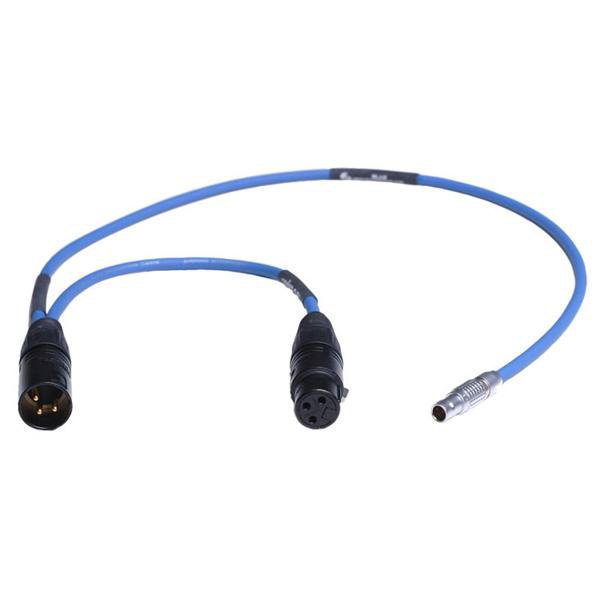 sound devices cables and connectors sound devices xl-lx lemo-5 to xlr-m and xlr-f cable connector