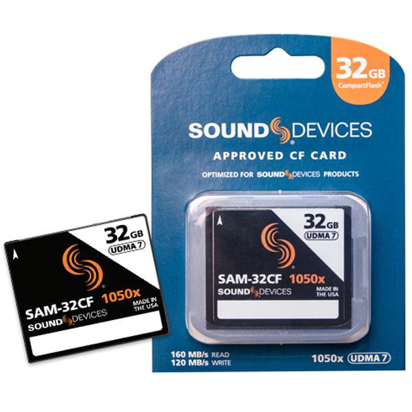 sound devices memory cards sound devices sam-32cf compact flash memory card