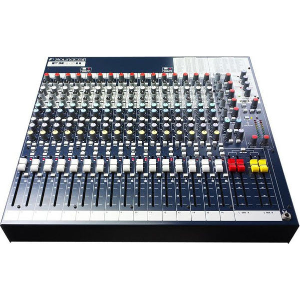 soundcraft analog mixers soundcraft fx16ii mixer