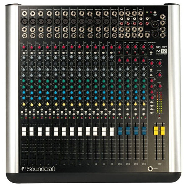 soundcraft analog mixers soundcraft m12 20-channel mixer