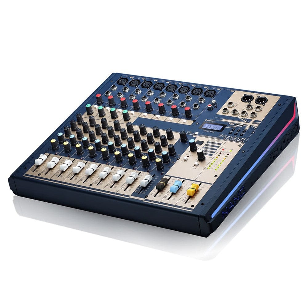 soundcraft analog mixers soundcraft nano m12bt 12-channel compact analog mixer with bluetooth
