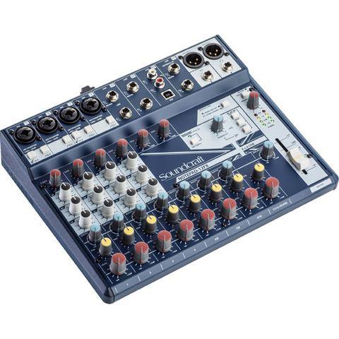 soundcraft analog mixers soundcraft notepad-12fx 12 channel desktop mixer with usb