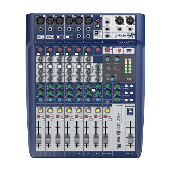 soundcraft analog mixers soundcraft signature 10 mixing system