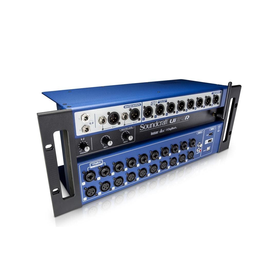soundcraft digital mixers soundcraft ui24r 24-channel multi-track recording digital mixer