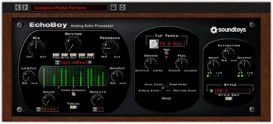 Soundtoys Virtual Processors SoundToys EchoBoy 5.2 Effect Plug-In