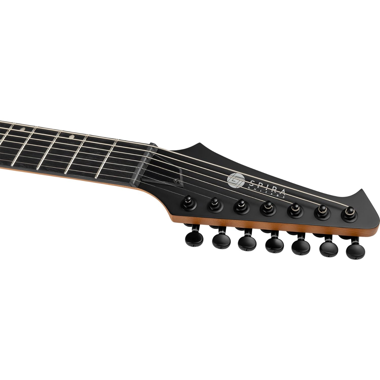 Spire Electric Guitars Black Satin Spira S-407 Powerful Stylish Yet Understated 7 String Electric Guitar