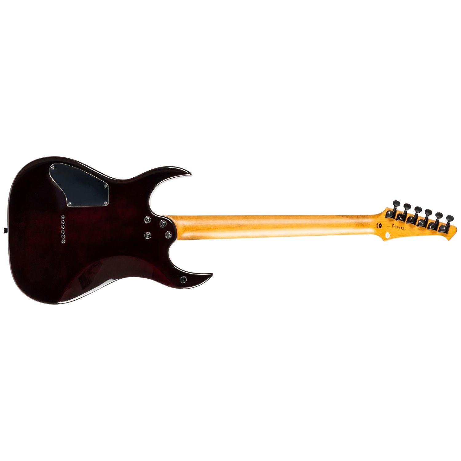 Spire Electric Guitars Spira S-450 High Performance Rock Weapon for Faster Playing 6 String Electric Guitar #color_trans-red/black-gloss