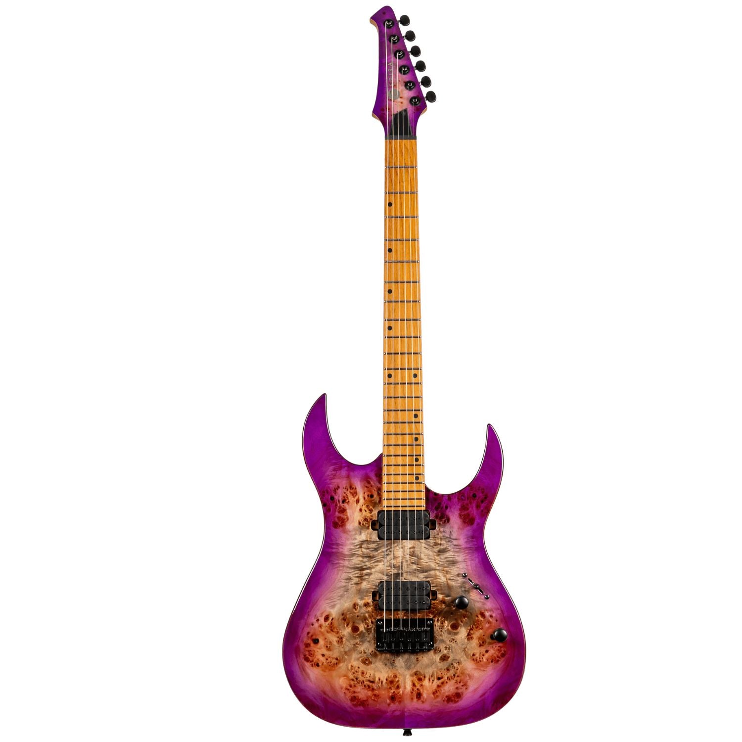 Spire Electric Guitars Trans Purple Gloss Spira S-450 High Performance Rock Weapon for Faster Playing 6 String Electric Guitar