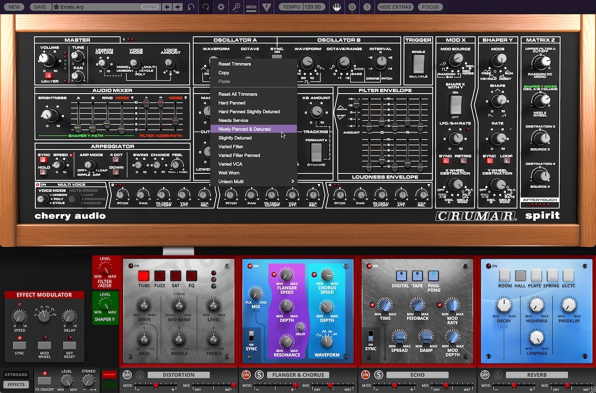 Cherry Audio Crumar Spirit