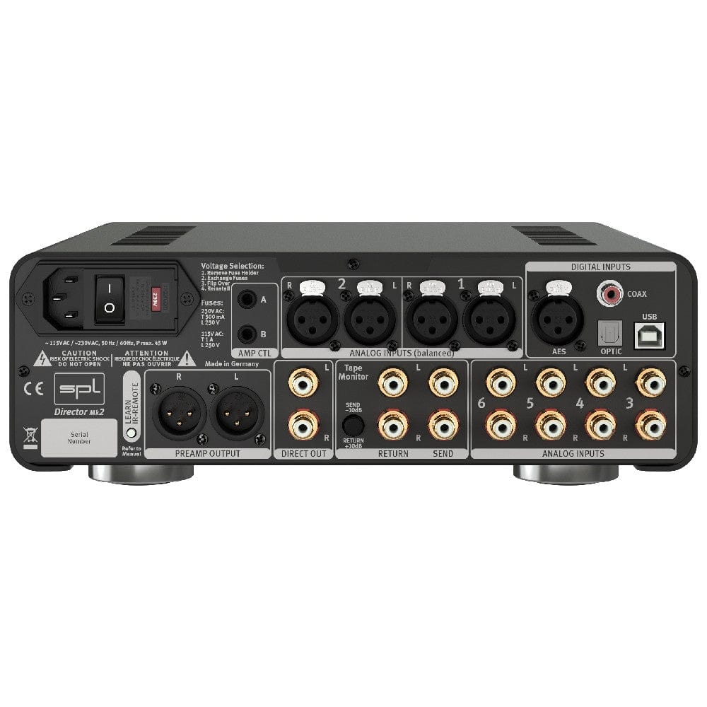 spl pre amps spl director mk2 dac preamplifier