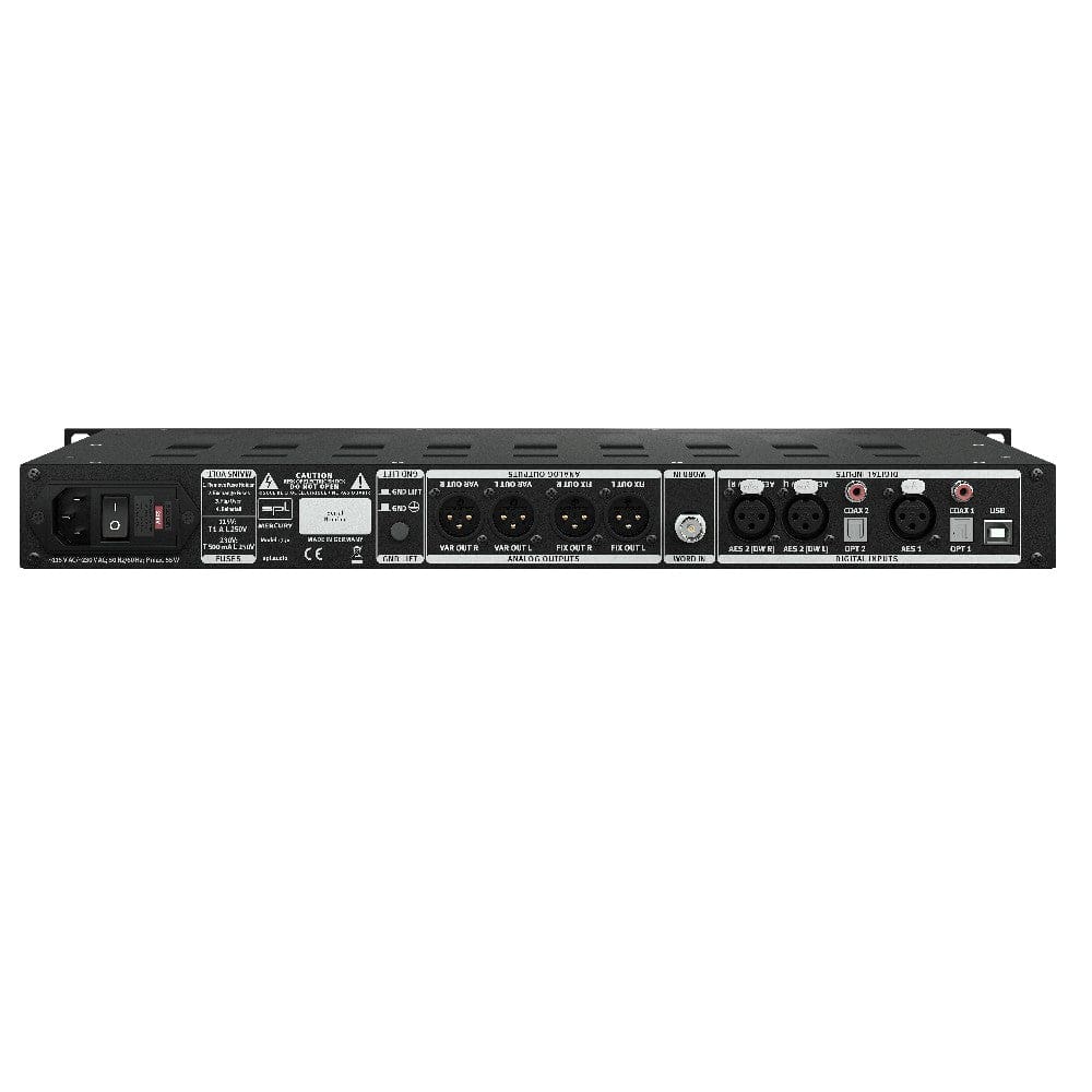spl signal processors spl mercury mastering d/a converter