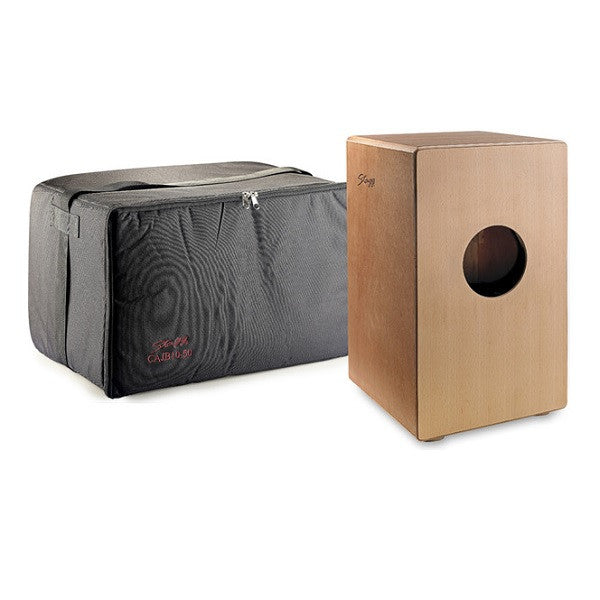 stagg cajons stagg caj-50 cajon -natural