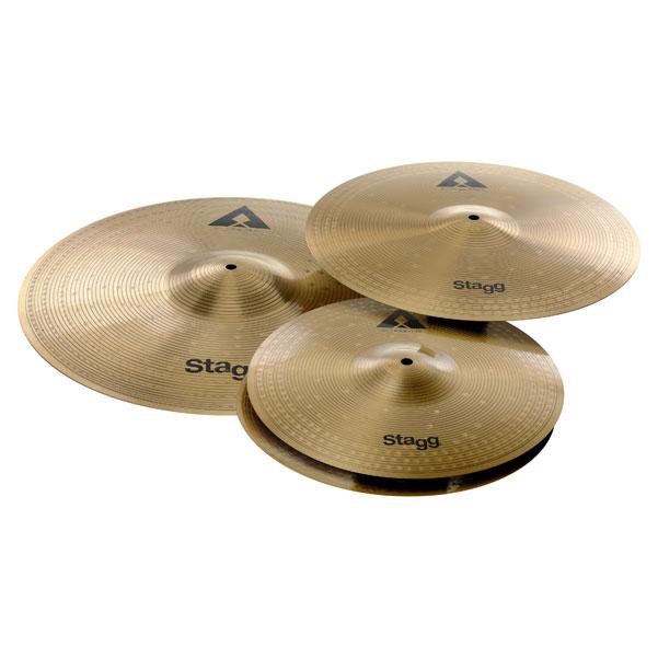 stagg cymbal packs stagg axk set copper-steel alloy innovation cymbal set
