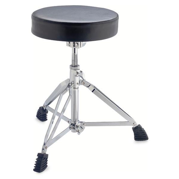 stagg drum thrones stagg dt-52r double braced professional drum throne