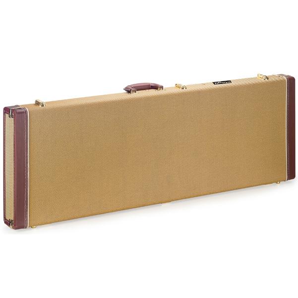 stagg electric guitar cases stagg gcx-re gd vintage style gold tweed deluxe hardshell case for electric guitar - square shaped
