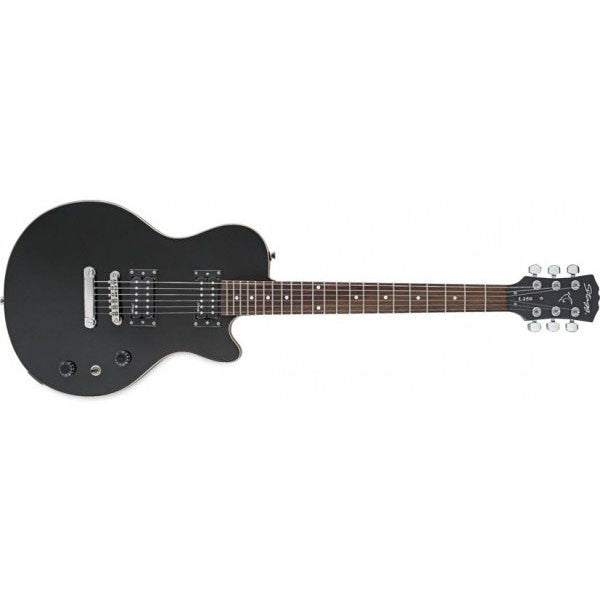 stagg electric guitars stagg l250-bk flat-top rock electric guitar - black