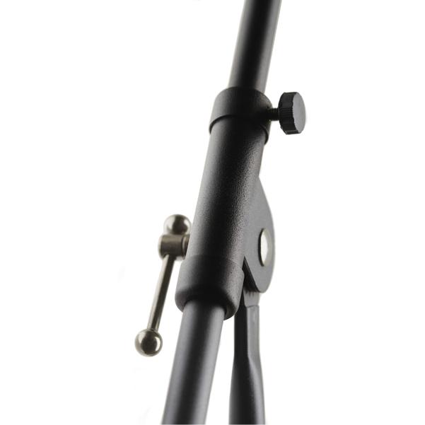 stagg microphone stands stagg mis-0822bk microphone boom stand with folding legs