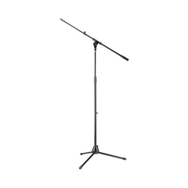 stagg microphone stands stagg mis-1024bk telescopic microphone boom stand (black)