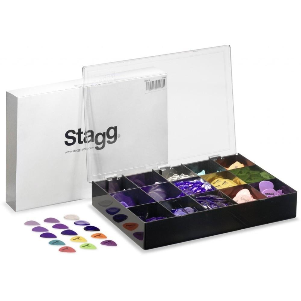 stagg picks stagg pbox10 center standard guitar pick - 1080 picks