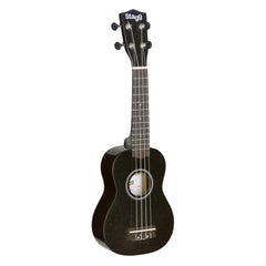 Stagg Soprano Ukuleles Black Stagg US Soprano Ukulele with Bag