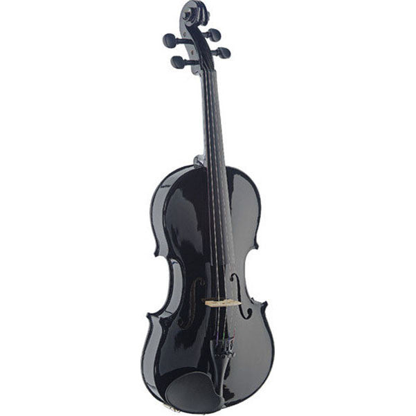 stagg violins stagg vn44tbk violin - transparent black
