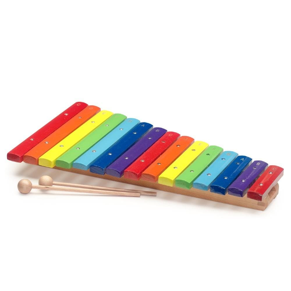 stagg xylophones stagg xylo j15 rb 15 keys rainbow color xylophone