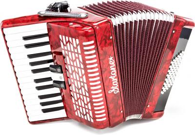 startone accordions startone maja 48 accordion red