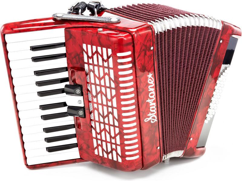 startone accordions startone maja 48 accordion red