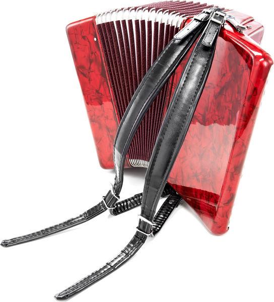 startone accordions startone maja 48 accordion red