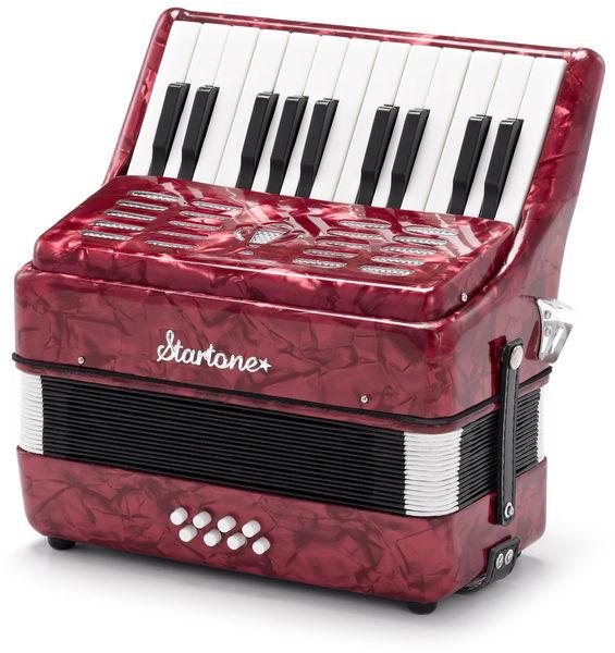 startone accordions startone puck kids accordion red