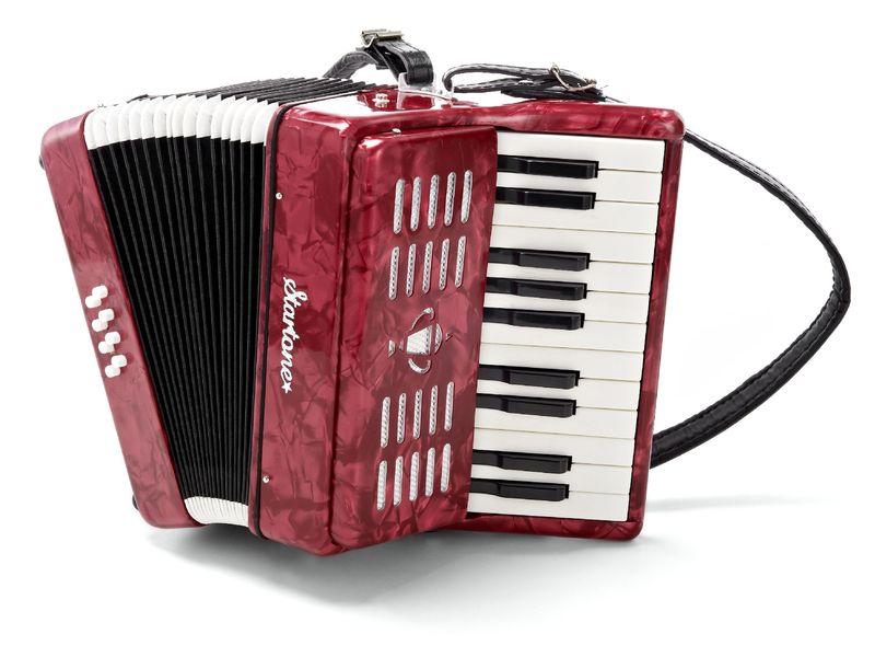 startone accordions startone puck kids accordion red