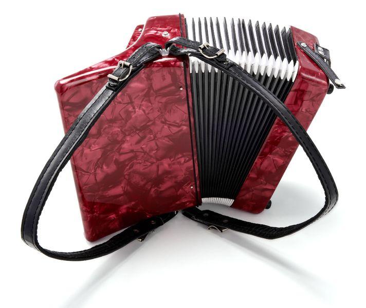 startone accordions startone puck kids accordion red