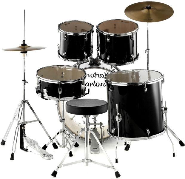 startone acoustic drum kits startone star drum set standard -bk