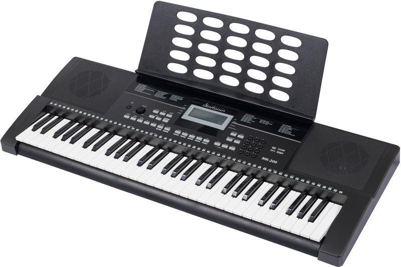 startone keyboard bundles startone mk-200 portable keyboard with stand and headphone set