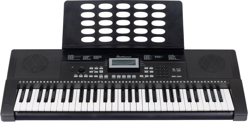 startone keyboard bundles startone mk-200 portable keyboard with stand and headphone set
