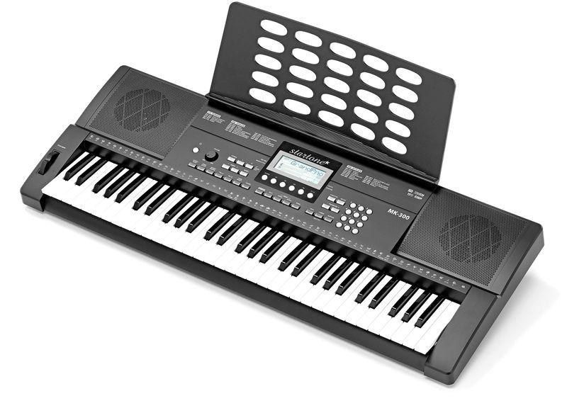 startone keyboard bundles startone mk-300 portable keyboard with stand and headphone set