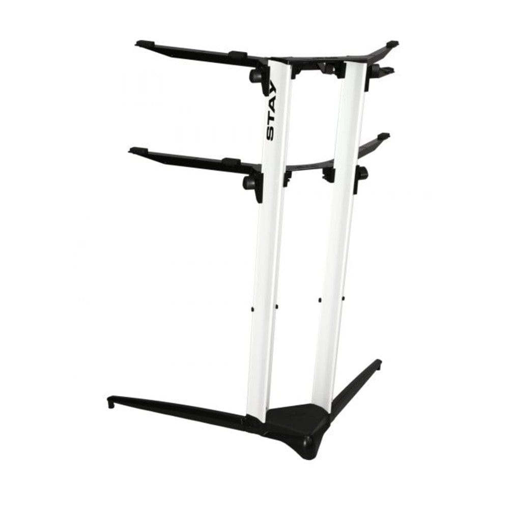 stay music keyboard stands white stay music 1200/02 piano keyboard stand