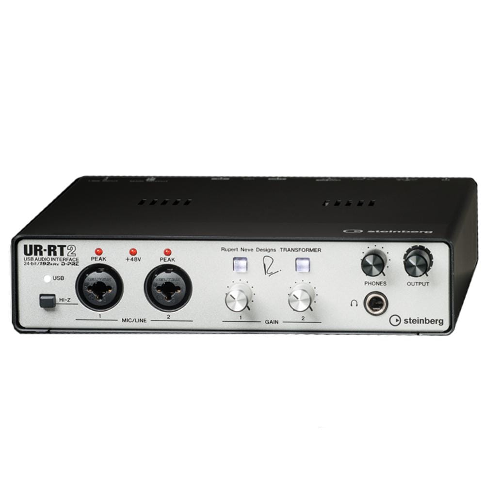 steinberg audio interfaces steinberg ur-rt2 2-channel usb audio interface with 2 rupert neve transformers