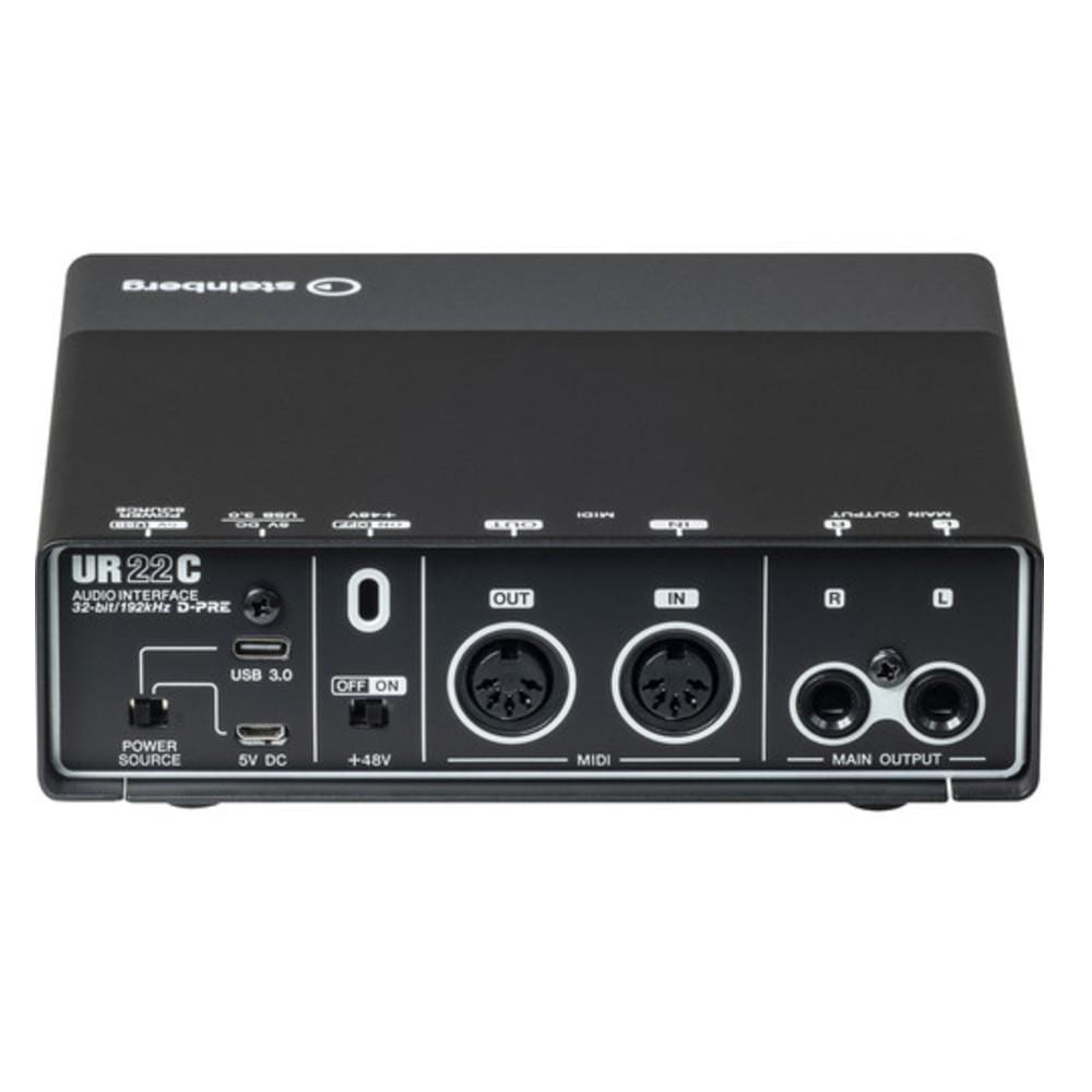 steinberg audio interfaces steinberg ur22c 2 x 2 usb 3.0 audio interface