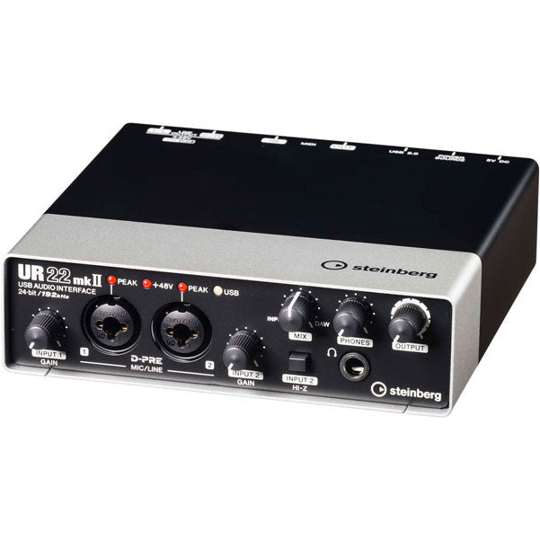 steinberg audio interfaces steinberg ur22mkii 2x2 usb audio interface